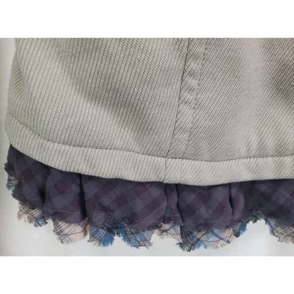 Daughters Of The Liberation Anthropologie Button Front Blazer Jacket Sz 4 Small - Picture 9 of 11